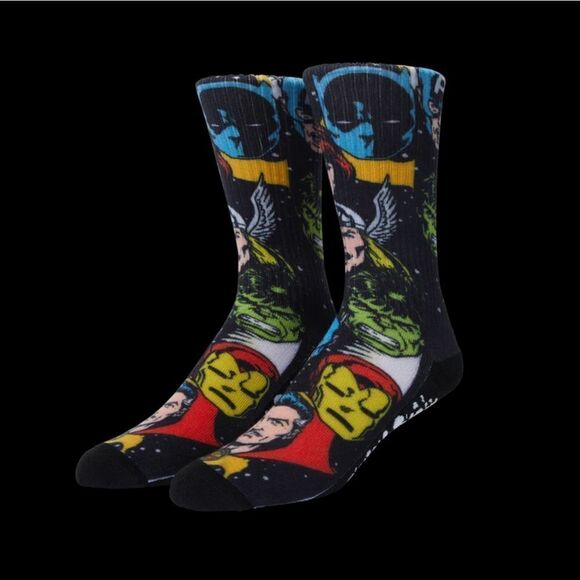 HUF Marvel Avengers Galactic Head Socks - Picture 1 of 4
